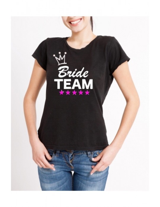 Kadın Siyah Nedime T-Shirt